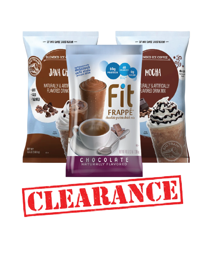 Clearance Big Train Powdered Mixes