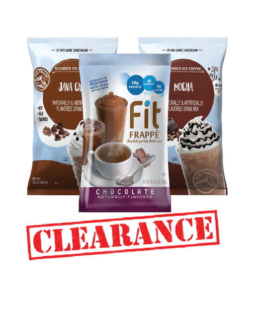 Clearance Big Train Powdered Mixes
