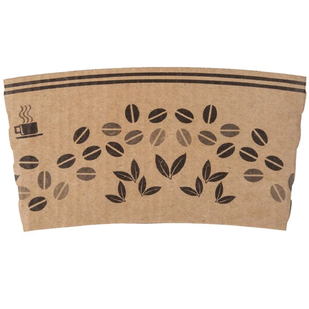 Kraft Coffee Cup Sleeves (Clutch)