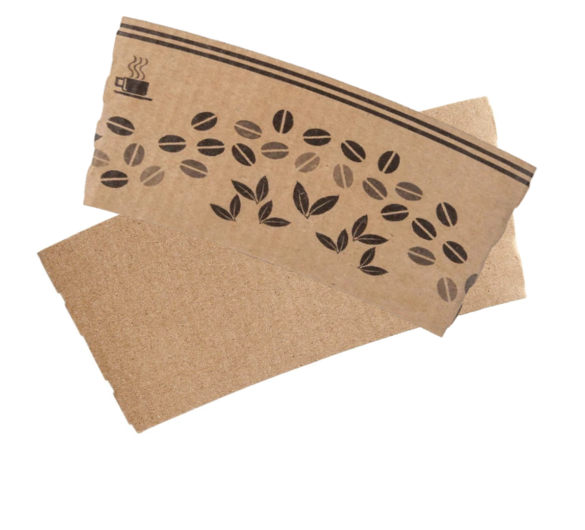 Kraft Coffee Cup Sleeves (Clutch)