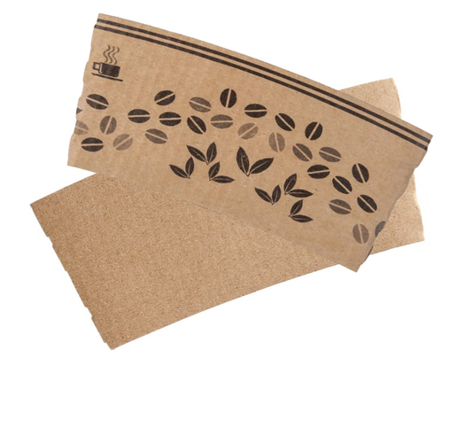 Kraft Coffee Cup Sleeves (Clutch)